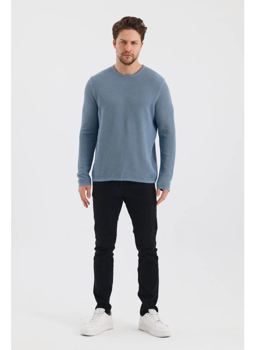 الكسندر جاردي Alexandergardi Crew Neck Comfort Fit Sweater (E24-EZE-40)
