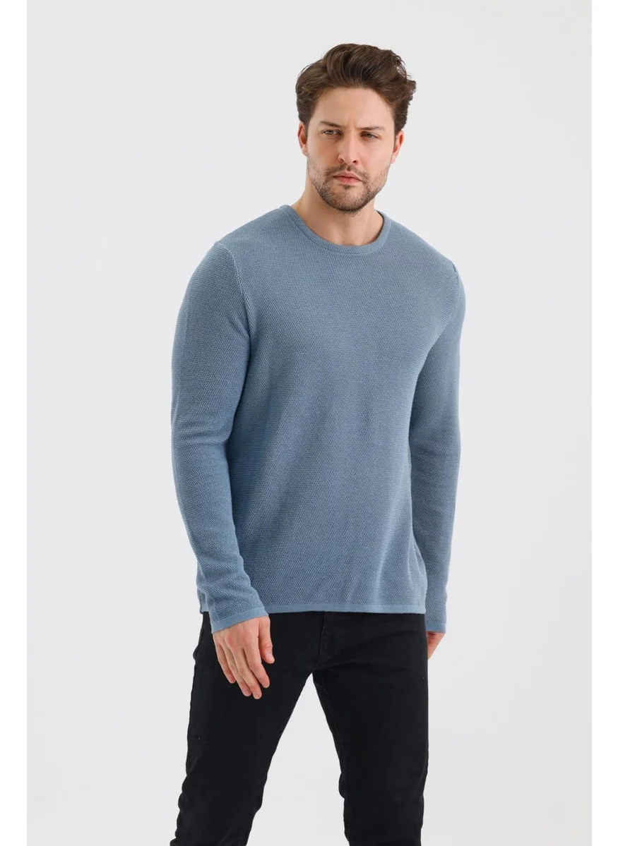 الكسندر جاردي Alexandergardi Crew Neck Comfort Fit Sweater (E24-EZE-40)