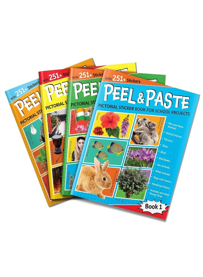 Peel & Paste - Pictorial Sticker Book For School Projects - Book 1  - Image 1