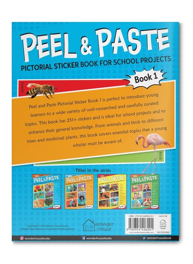 Peel & Paste - Pictorial Sticker Book For School Projects - Book 1  - Image 2
