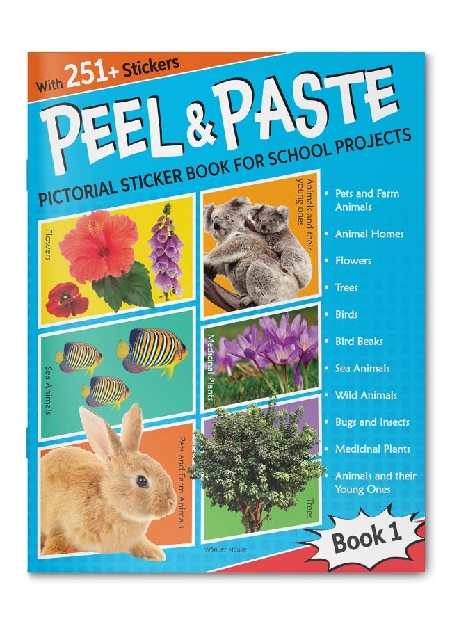 Peel & Paste - Pictorial Sticker Book For School Projects - Book 1  - Image 3
