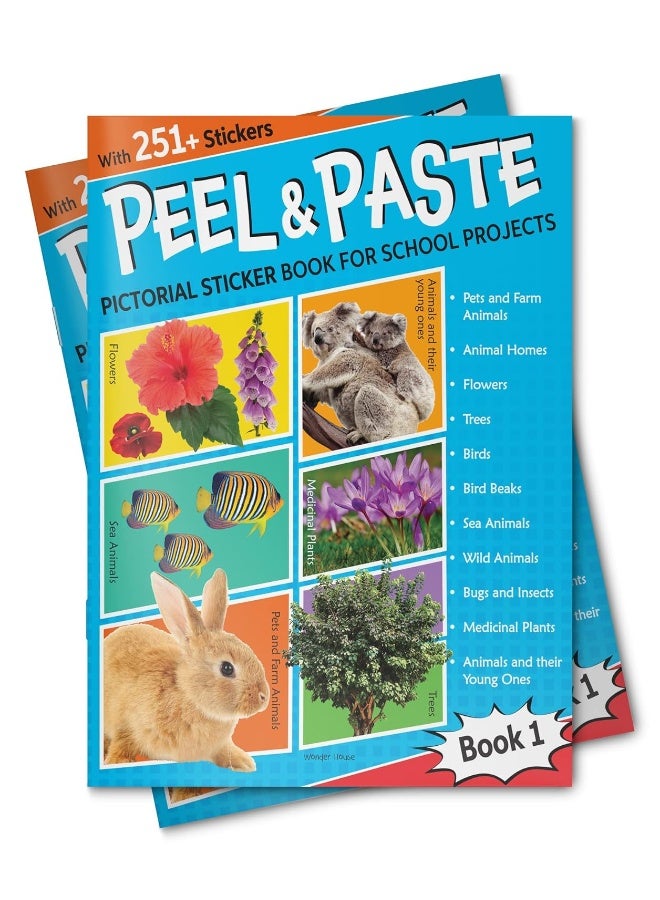 Peel & Paste - Pictorial Sticker Book For School Projects - Book 1  - Image 5