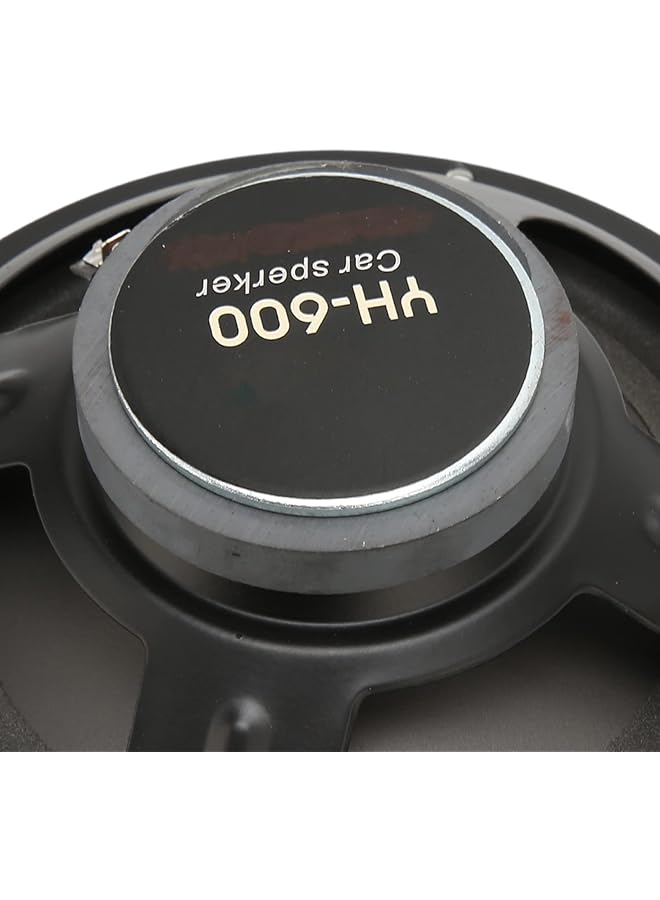 Generic 6.5 Inch Car Coaxial Speakers, 2-Pack, 600W Max Power, 93Db Sensitivity, 4-Ohm Impedance, Flush Mount, For Car Audio Systems  - Image 2
