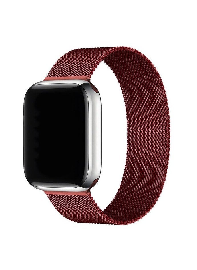 Replacement Band Compatible with Apple Watch 45mm / 44mm / 42mm, Stainless Steel Strap Metal Bracelet for Apple Watch Series 7 6 5 4 3 2 SE - Image 1
