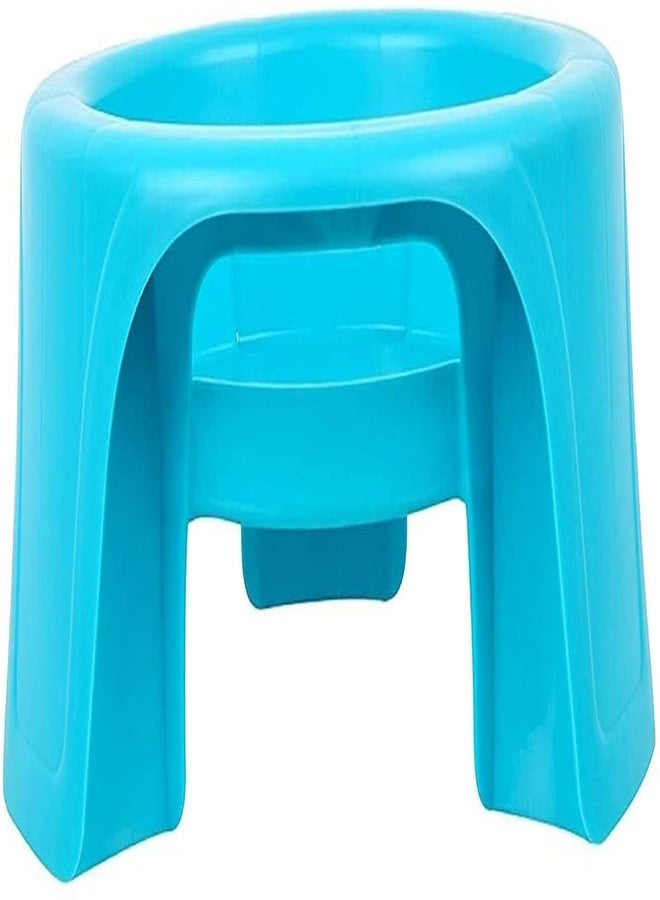 MAGIC SPOON Multipurpose Unbreakable Plastic Matka Stand/Pot Stand (Aqua Green, Red, Pack of 2) - Image 4