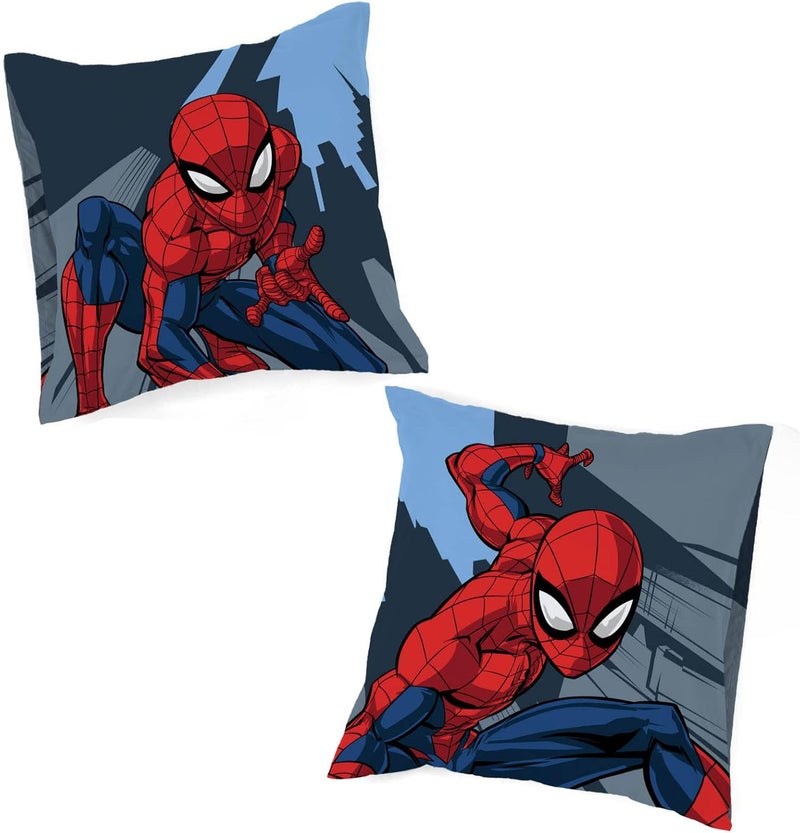 Jay Franco Marvel Spiderman City Streets 100% Cotton Children's Bed Linen Set 135 x 200 cm Single Duvet Cover + Pillowcase 80 x 80 cm - Image 4