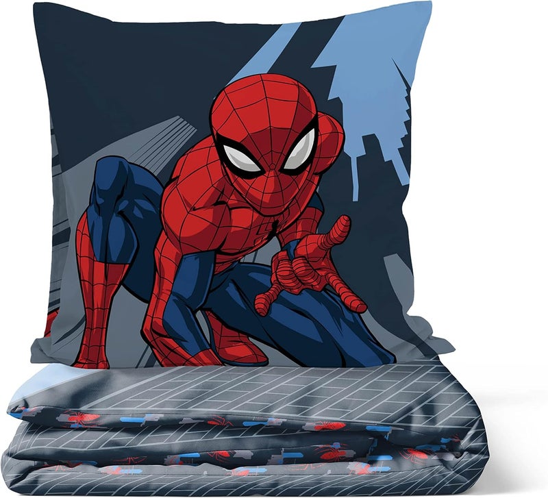 Jay Franco Marvel Spiderman City Streets 100% Cotton Children's Bed Linen Set 135 x 200 cm Single Duvet Cover + Pillowcase 80 x 80 cm - Image 5