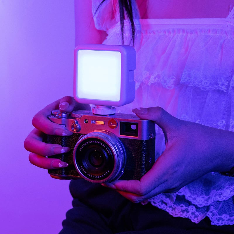 ULANZI VL49 RGB Video Lights White, LED Camera Light 360° Full Color Portable Photography Lighting w 3 Cold Shoe, 2000mAh Rechargeable CRI 95+ 2500-9000K Lamp Support Magnetic Attraction - Image 5