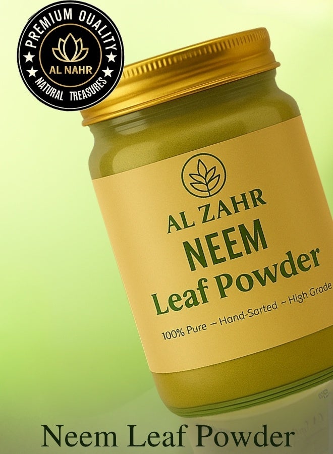 زهر مسحوق أوراق النيم من الزهر - نقي ١٠٠٪، مُصنّف يدويًا وعضوي | طارد طبيعي للحشرات، سماد ومعطر جو - Image 5