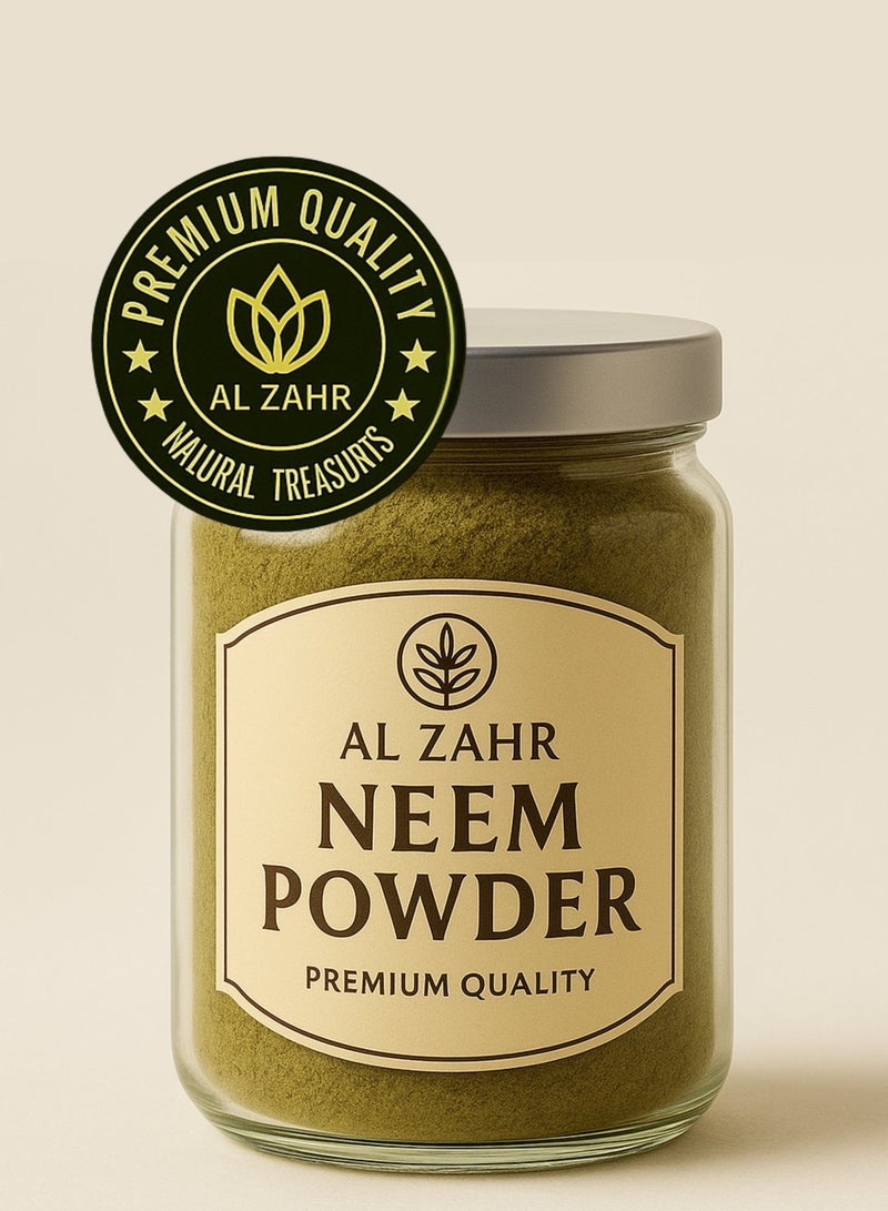 زهر مسحوق أوراق النيم من الزهر - نقي ١٠٠٪، مُصنّف يدويًا وعضوي | طارد طبيعي للحشرات، سماد ومعطر جو - Image 2