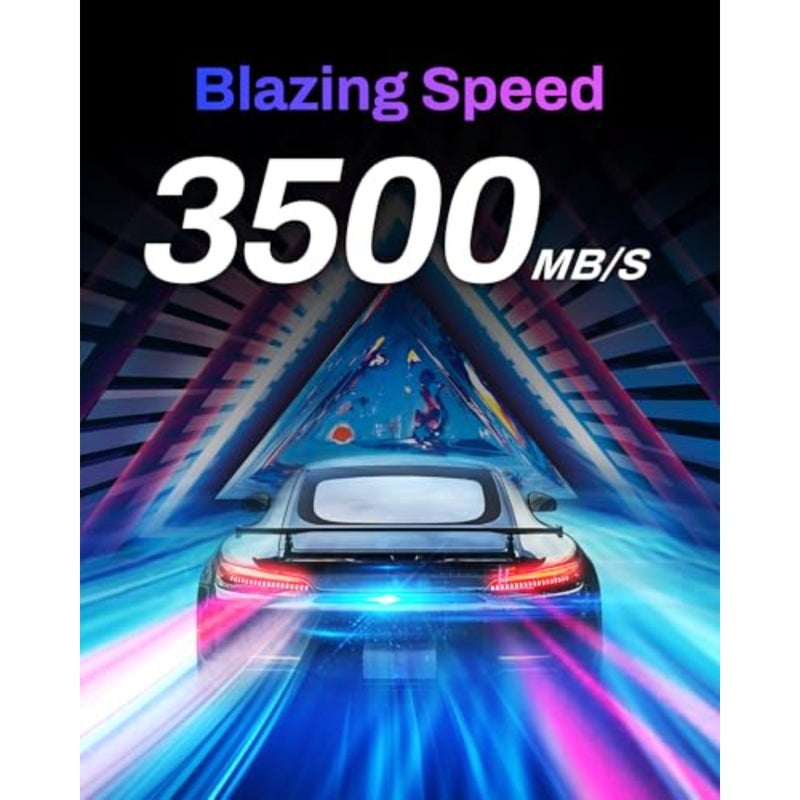 Black Opal NV3500 M.2 PCIe Gen3 SSD - سرعة قراءة تصل إلى 3500 ميجابايت/ثانية - محرك أقراص ثابتة داخلي احترافي - ذاكرة ألعاب متوافقة مع أجهزة الكمبيوتر الشخصية والكمبيوتر المحمول - Image 3