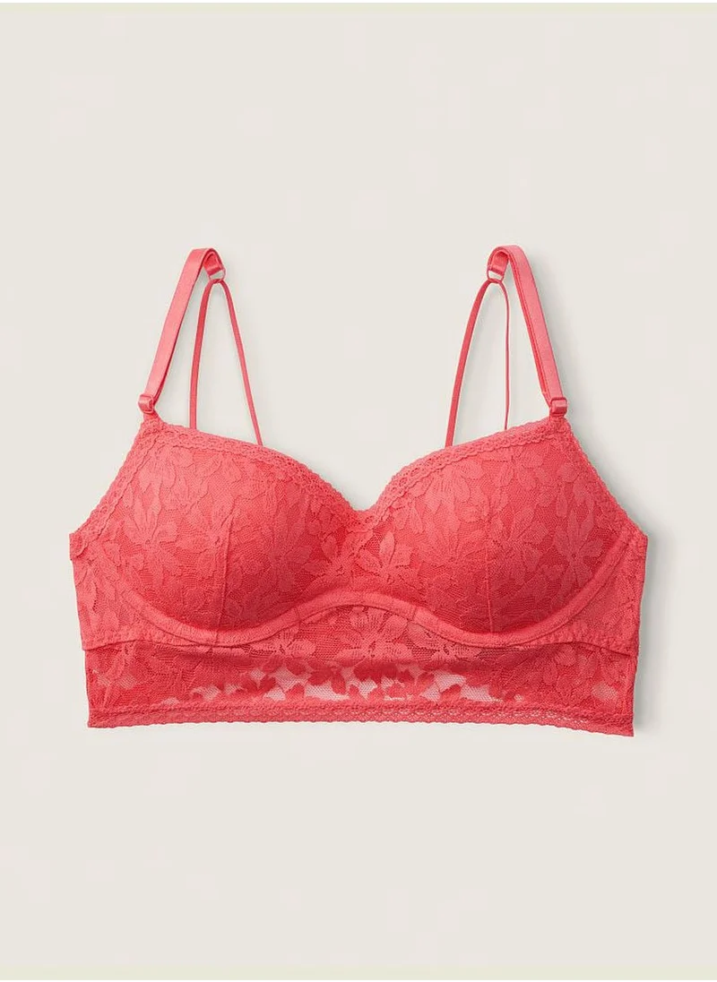 PINK Lace Push-Up Bralette