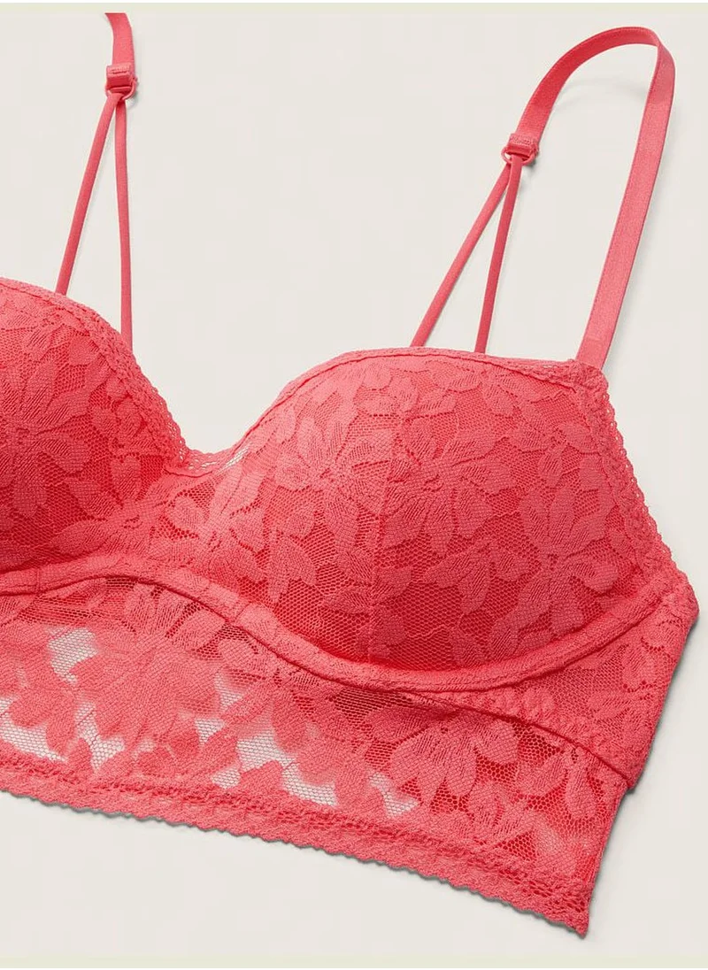 PINK Lace Push-Up Bralette
