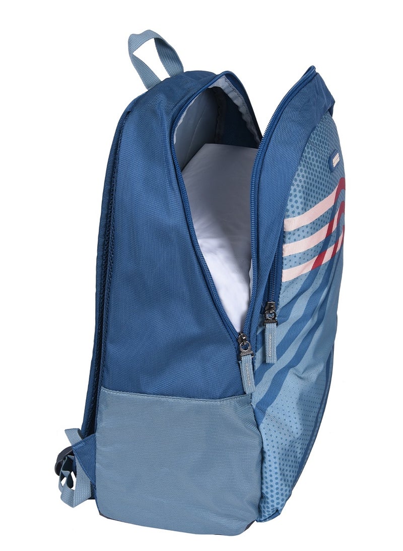 AMERICAN TOURISTER Aleo Backpack Polyester 20L Capacity, 15.6" Laptop Compartment, Teal|Front Zipper Pocket|Spacious Interior|Lightweight & Durable|Adjustable Shoulder Strap - 1 Year Global Warranty - Image 5