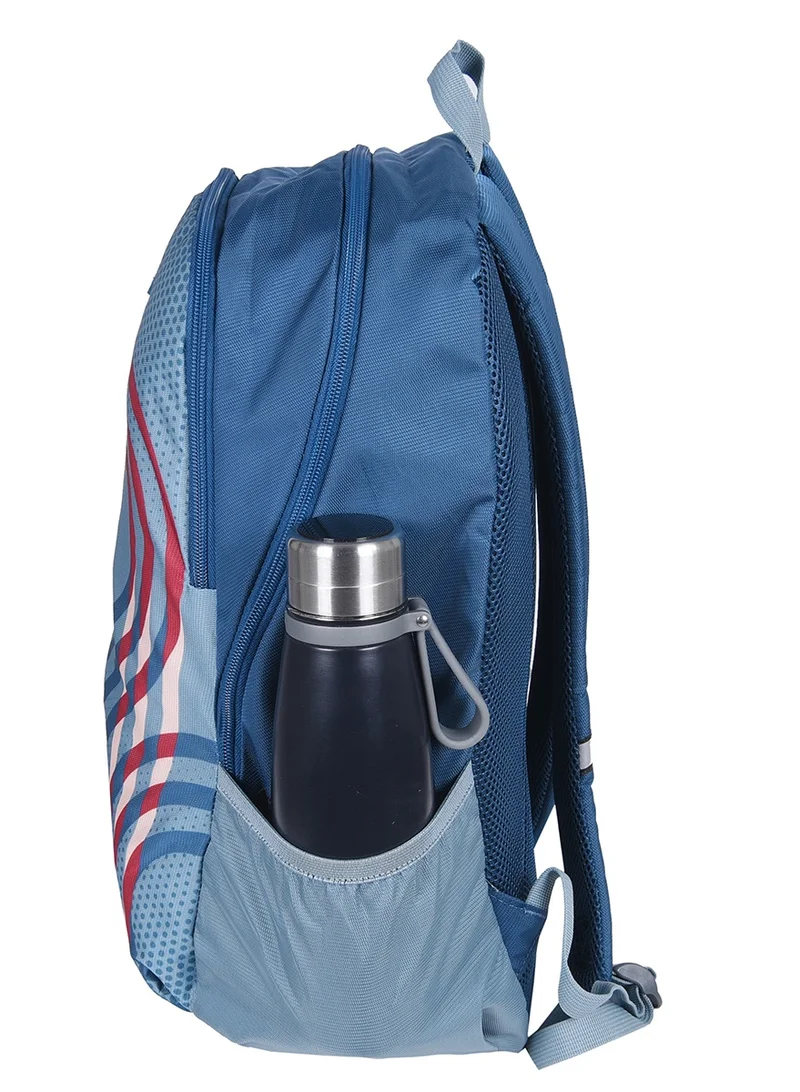 American Tourister Blue Aleo Backpack Polyester 20L Capacity, 15.6" Laptop Compartment, Teal|Front Zipper Pocket|Spacious Interior|Lightweight & Durable|Adjustable Shoulder Strap - 1 Year Global Warranty  | Best Price UAE