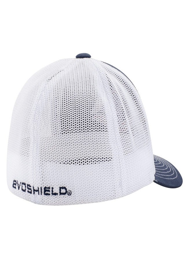 إيفو شيلد قبعة سائق الشاحنة EvoShield USA Logo Flexfit، لون كحلي - مقاس كبير/كبير جدًا - Image 2