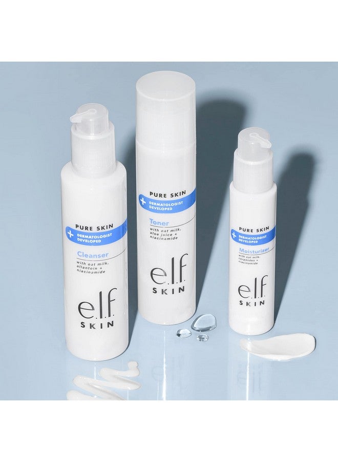 elf e.l.f. Skin Pure Skin Toner, Gentle, Soothing & Exfoliating Daily Toner for A Smoother-Looking Complexion, Made with Oat Milk, Aloe Juice & Niacinamide - Image 5