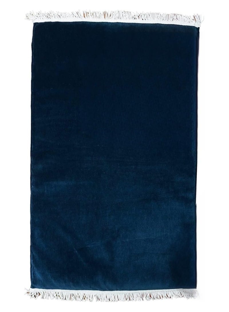 سندس سجادة صلاة ذهبية  تصميم أنيق وفخم بحجم كبير ومريح مغطاة بقماش ناعم ومحكم من أجود أنواع القطن. - Image 2