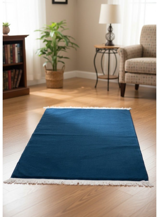 سندس سجادة صلاة ذهبية  تصميم أنيق وفخم بحجم كبير ومريح مغطاة بقماش ناعم ومحكم من أجود أنواع القطن. - Image 4