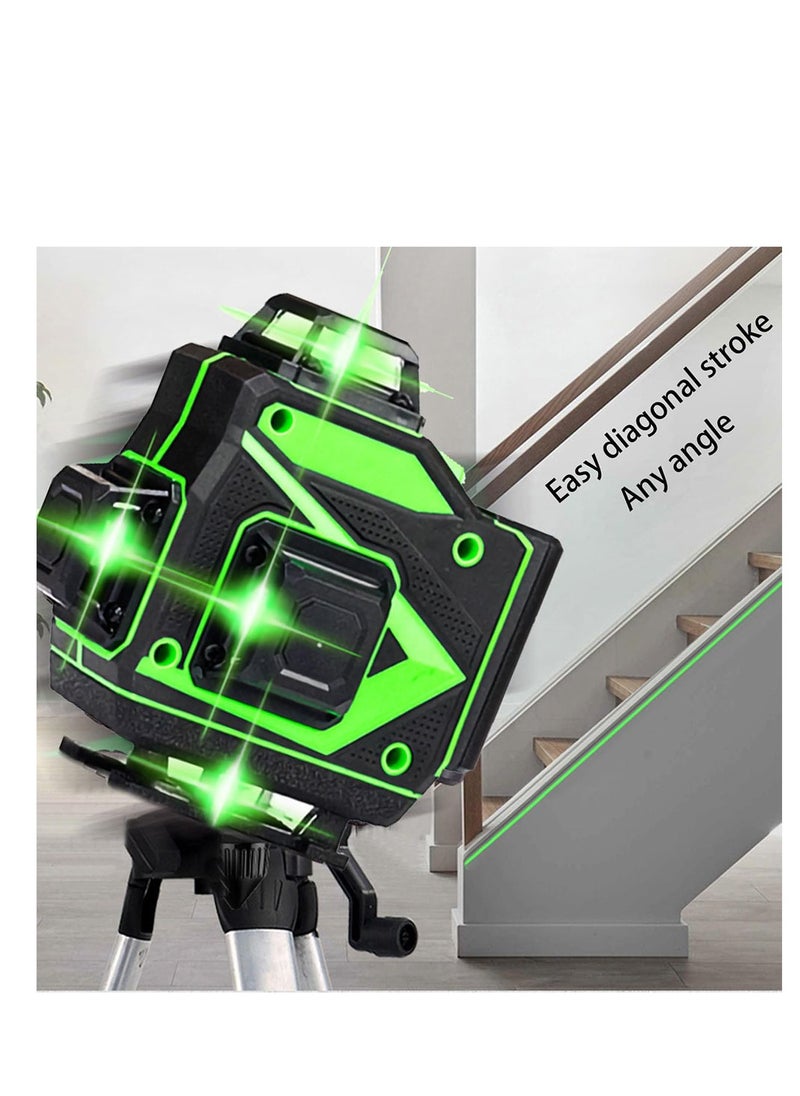 16 Lines 4D Laser Level Horizontal Vertical Line Laser , Rechargeable Battery , Remote Control , Portable Toolbox , Green Cross Line Professional Laser for Construction Spirit Level - pzsku/Z52E08F29C8E92CB72BD6Z/45/_/1708497001/25e07788-a53d-40fa-9ef6-d0d5e39f4d4c