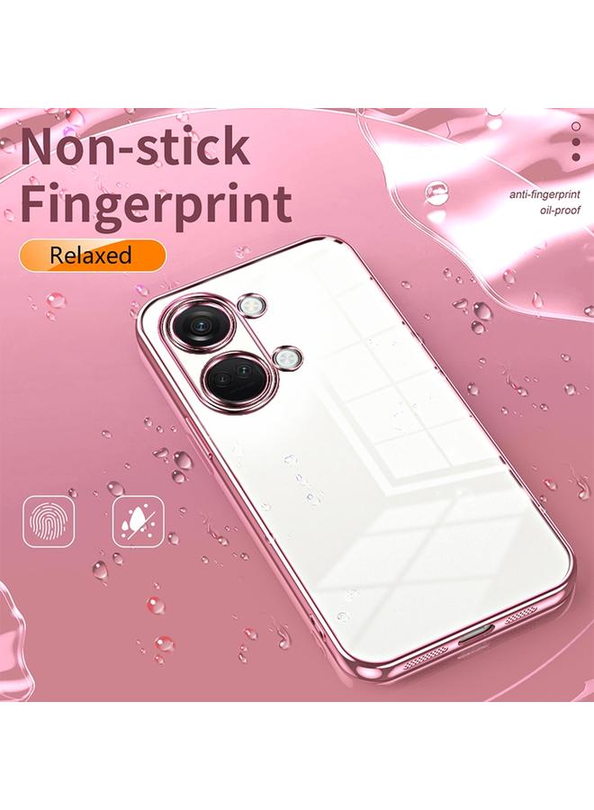 S-TOP Case For OnePlus Ace 2V / Nord 3 Transparent Plating Fine Hole Phone Case - Image 4