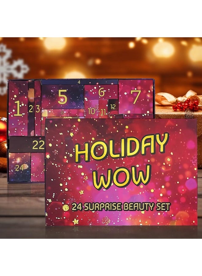 SEWOG SEWOG Makeup Advent Calendar 2024 for Teens Girls 24 Days Christmas Countdown Calendar Individually Boxed Makeup Gift Set, for Teenagers, Daughters and Girls Xmas Gift  - Image 4