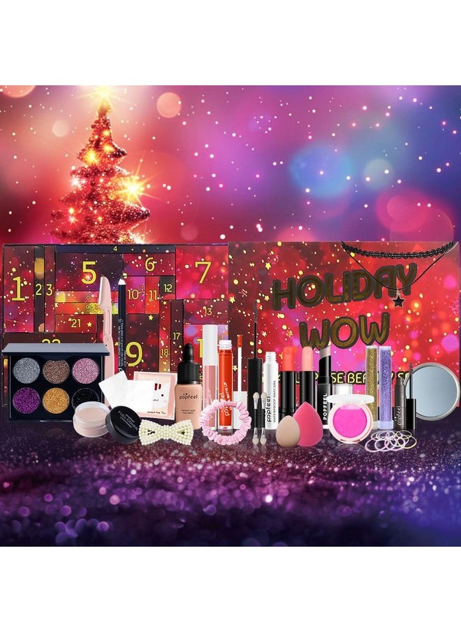 SEWOG SEWOG Makeup Advent Calendar 2024 for Teens Girls 24 Days Christmas Countdown Calendar Individually Boxed Makeup Gift Set, for Teenagers, Daughters and Girls Xmas Gift  - Image 5