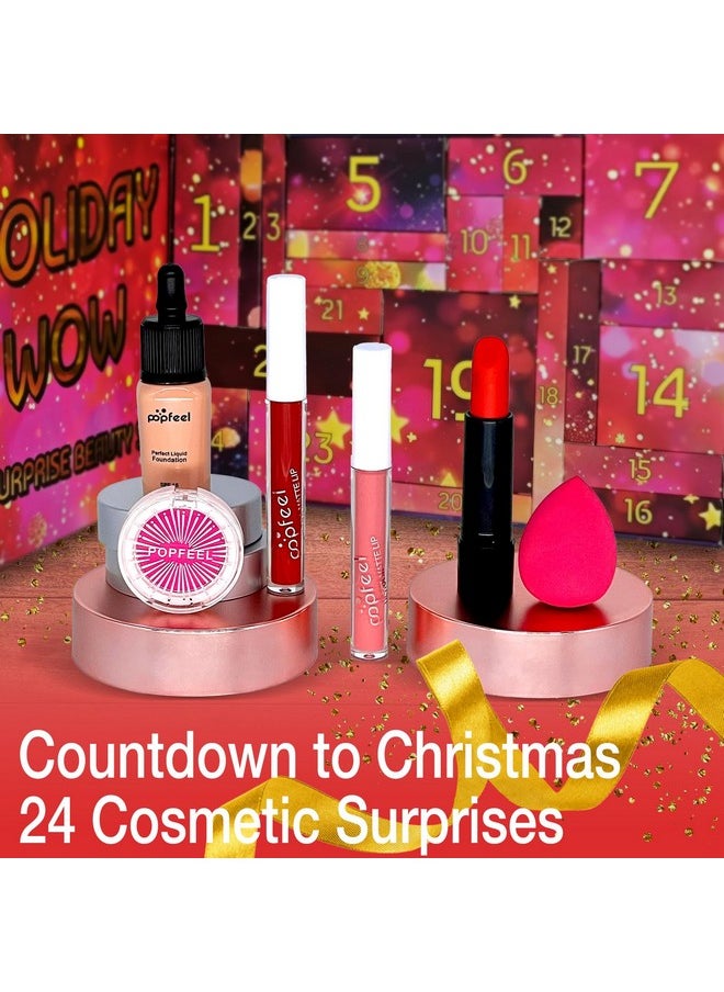 SEWOG SEWOG Makeup Advent Calendar 2024 for Teens Girls 24 Days Christmas Countdown Calendar Individually Boxed Makeup Gift Set, for Teenagers, Daughters and Girls Xmas Gift  - Image 3