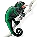 Folkmanis Chameleon Hand Puppet Dark Green - Image 2