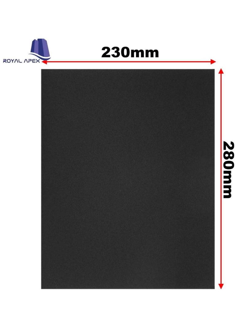Poaker 10Pcs Waterproof Sheet Abrasive Paper For Automotive Body Working On Paint Varnish Furniture And Other Soft Metals Solid Surface Materials Sanding Grit 1000  - Image 4