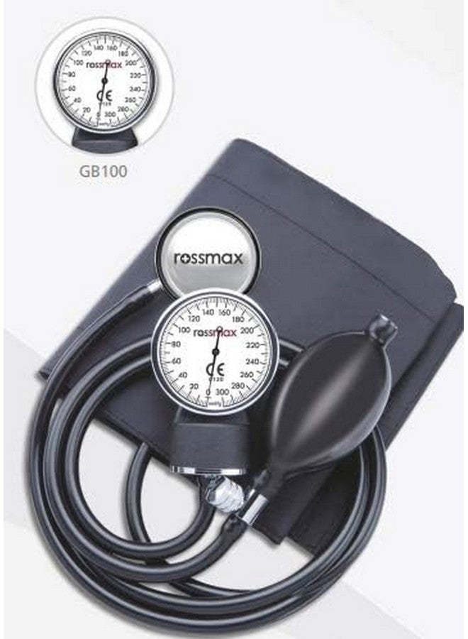 روزماكس جهاز قياس ضغط الدم Rossmax GB102 الأنيرويدي (أسود)، مع سماعة طبية - Image 3