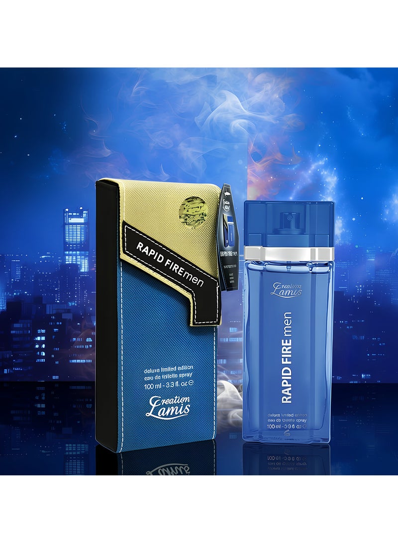 Creation Lamis Rapid Fire Eau de Toilette For Men 100ml - Image 2