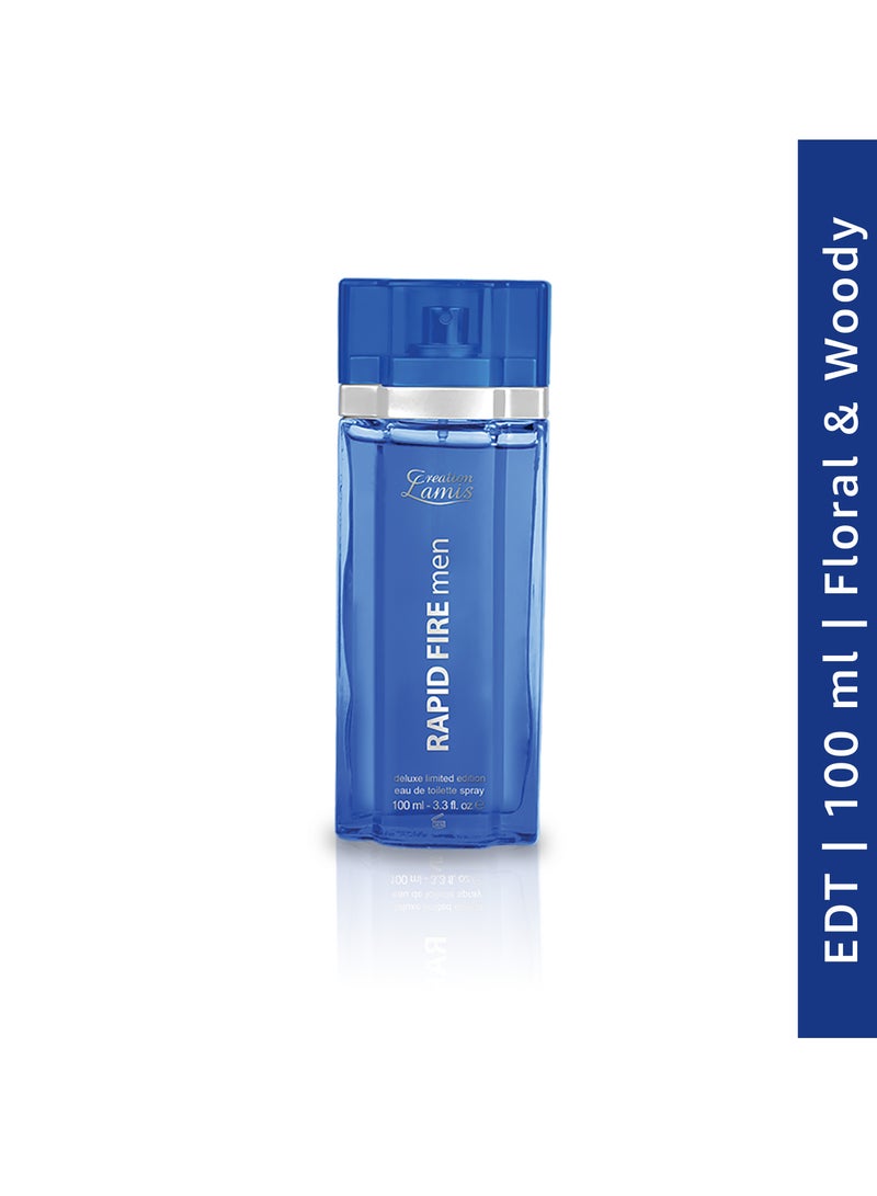 Creation Lamis Rapid Fire Eau de Toilette For Men 100ml - Image 5
