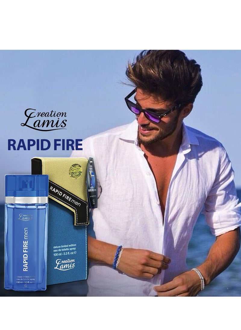Creation Lamis - Rapid Fire Eau de Toilette For Men 100ml - Image 1