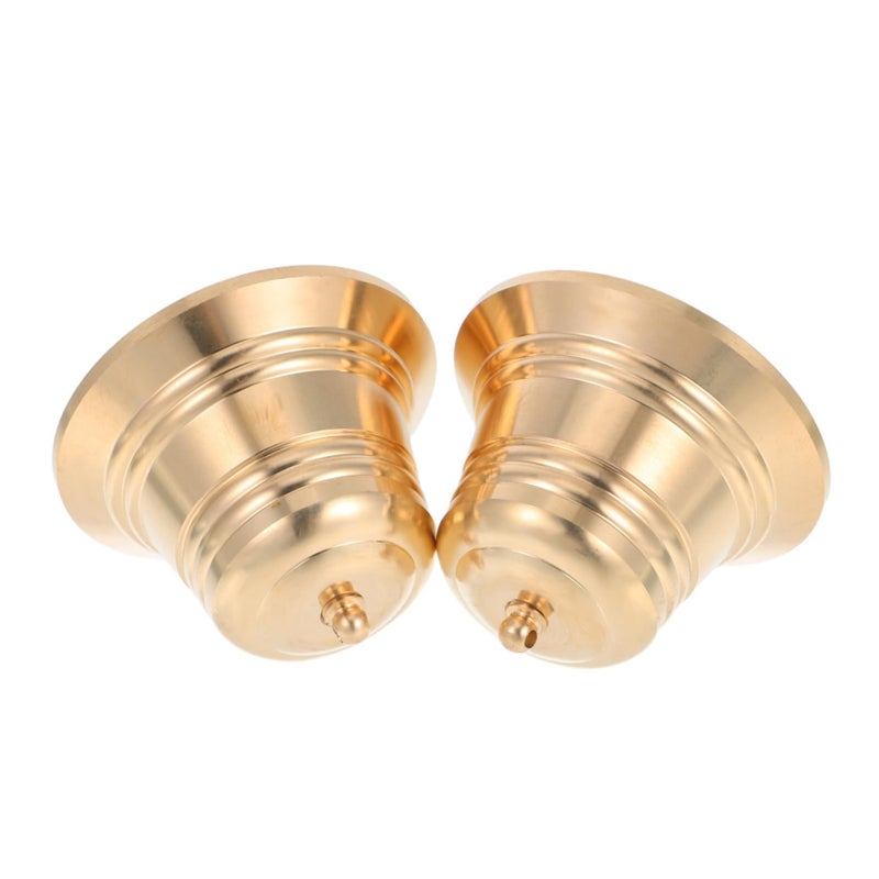 2 Pcs Sound Hanging Bells Metal Wind Chimes for Indoor Outdoor Home Decor Craft Serenity - Image 2