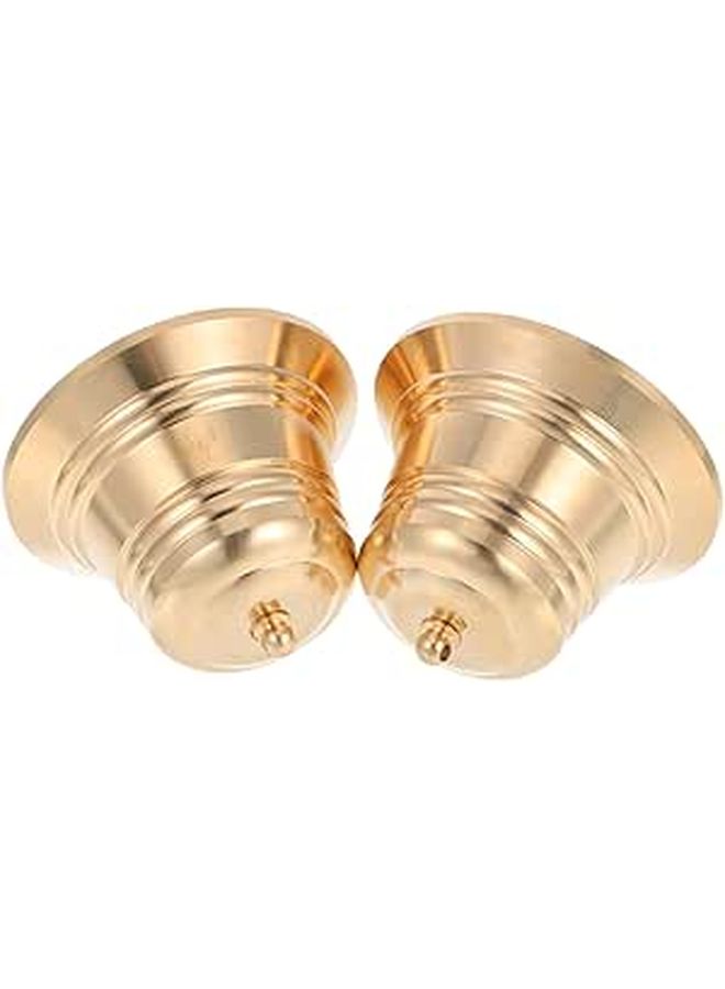 2 Pcs Sound Hanging Bells Metal Wind Chimes for Indoor Outdoor Home Decor Craft Serenity - Image 1