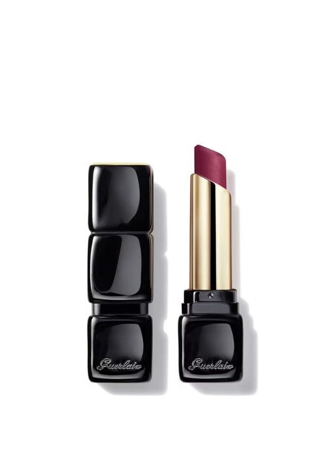 غيرلان أحمر شفاه غيرلان كيسكيس تندر مات، خفيف الوزن ومشرق، يدوم 16 ساعة، مريح، غير لامع - 880 كيرس بلام - Image 1