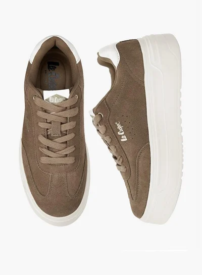لي كوبر Women's Textured Lace-Up Sneakers