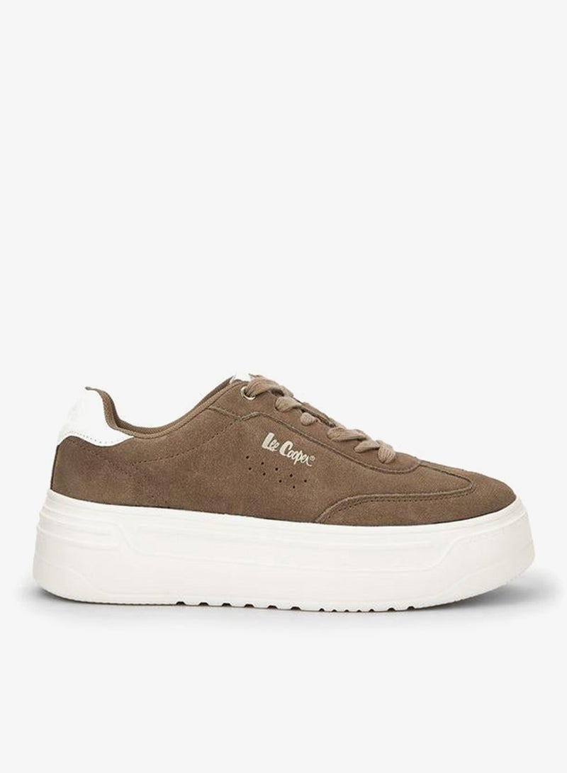 لي كوبر حذاء رياضي نسائي بنسيج دانتيل برباط - Image 2