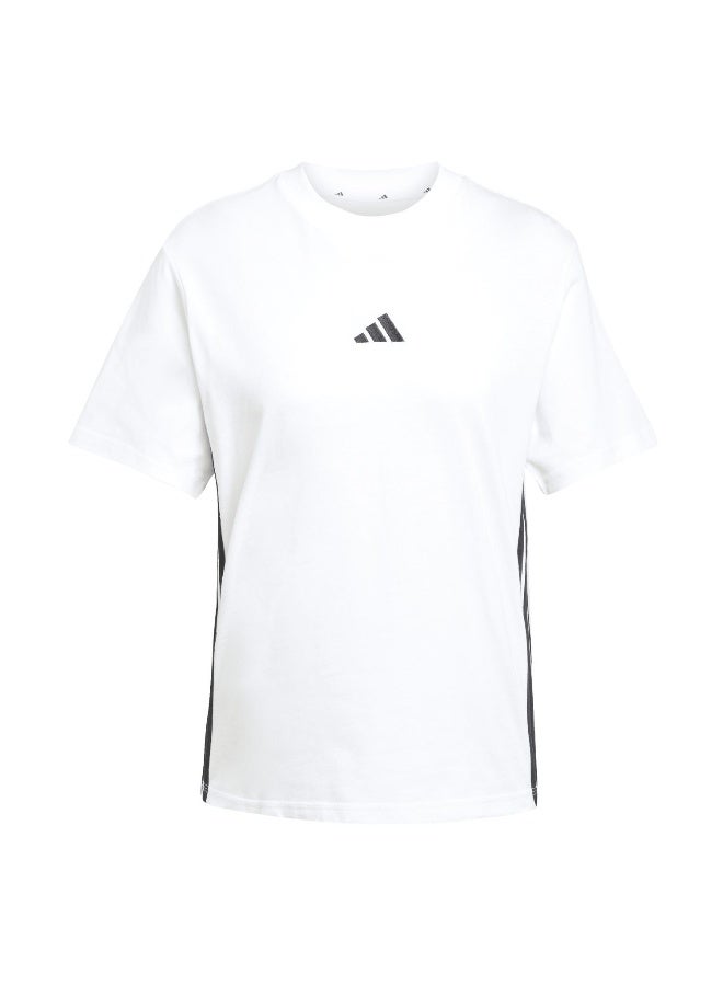 Adidas Essentials 3-Stripes Cotton T-Shirt - Image 5