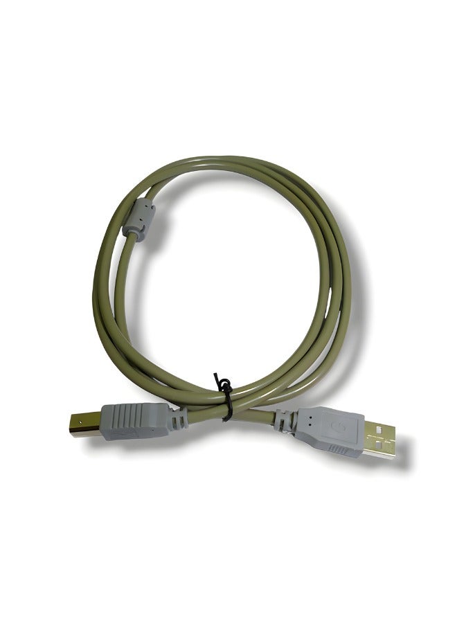 USB 2.0 Type A to B Printer Cable 1.5m - Compatible with Printers, Scanners, and Fax Machines - Grey  - Image 3