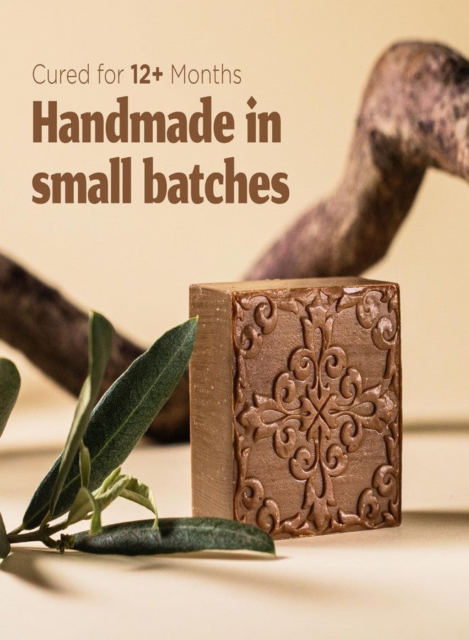 Hekaya Amber Olive Oil Soap Bar–Handmade Natural Soaps -Moisturizing Vegan Organic Soaps -Face & Body Soap Bars– Pack of 4 Bars (17.6 oz Total - Image 4