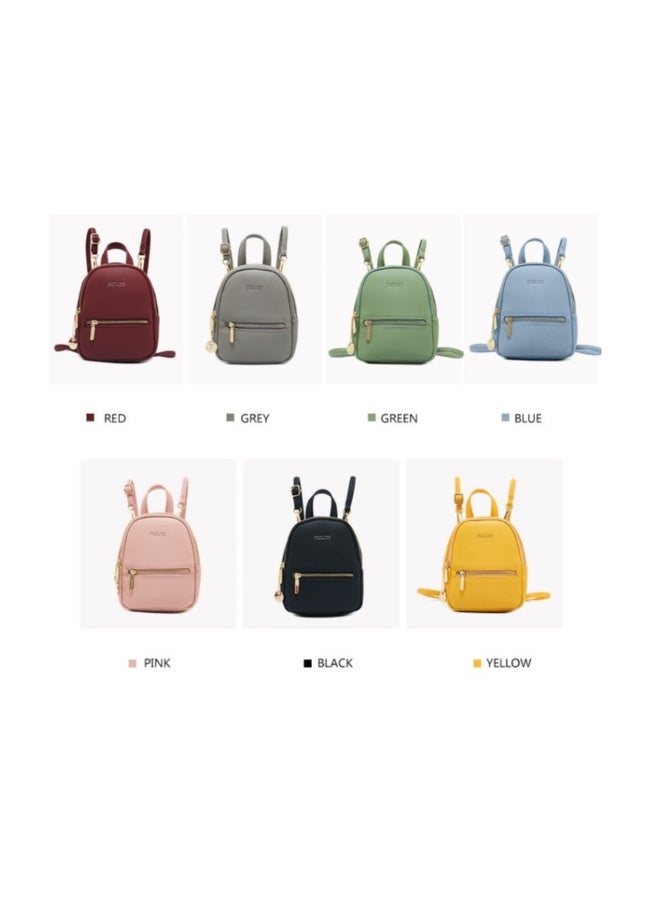 مستأجرة الحجر حقيبة ظهر صغيرة للكتف / بوردو - Image 5