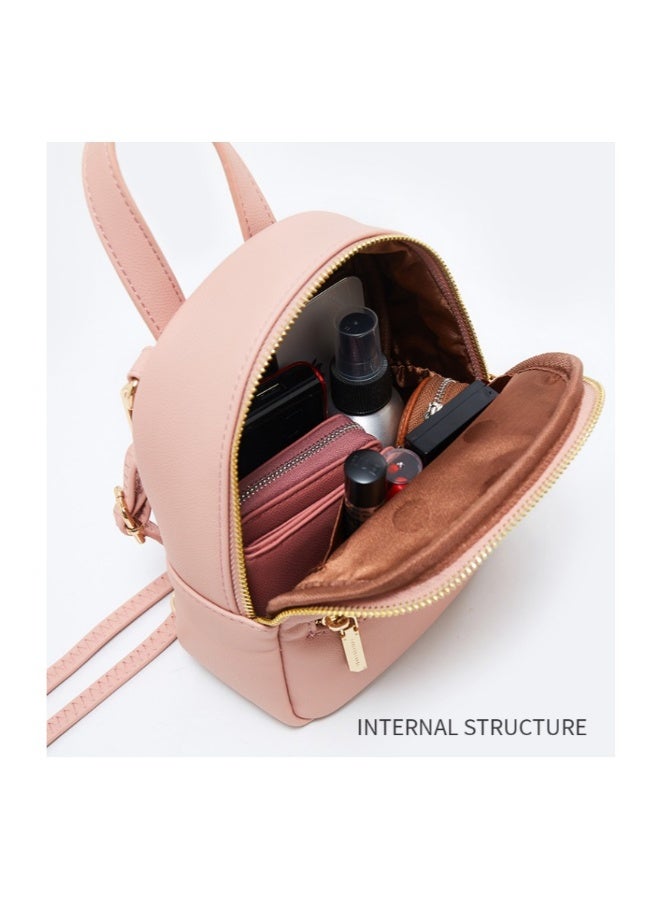 مستأجرة الحجر حقيبة ظهر صغيرة للكتف / بوردو - Image 3