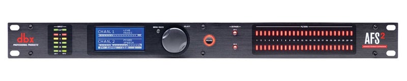 dbx AFS2 Advanced Feedback Suppression Processor with Full LCD Display,Black - Image 1