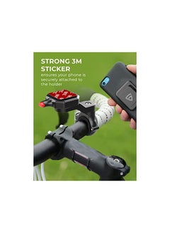 Raegr Ridelock 300A Bike Mount Holder, Phone Mount Holder for Maps & GPS Navigation | Made of Metal & ABS Material | Easy Installation, Universal Compatibility | Fits All Smartphones – Black RG10357  - Image 3