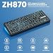 ZORNHER ZH870 Wireless Gaming Mechanical Keyboard80 Black Custom Creamy Sound Keyboard with Spider Web IMD PC KeycapsCreamy Sounding Linear SwitchesHotSwappableRGB Backlit24GHzUSBCBT50 - Image 2