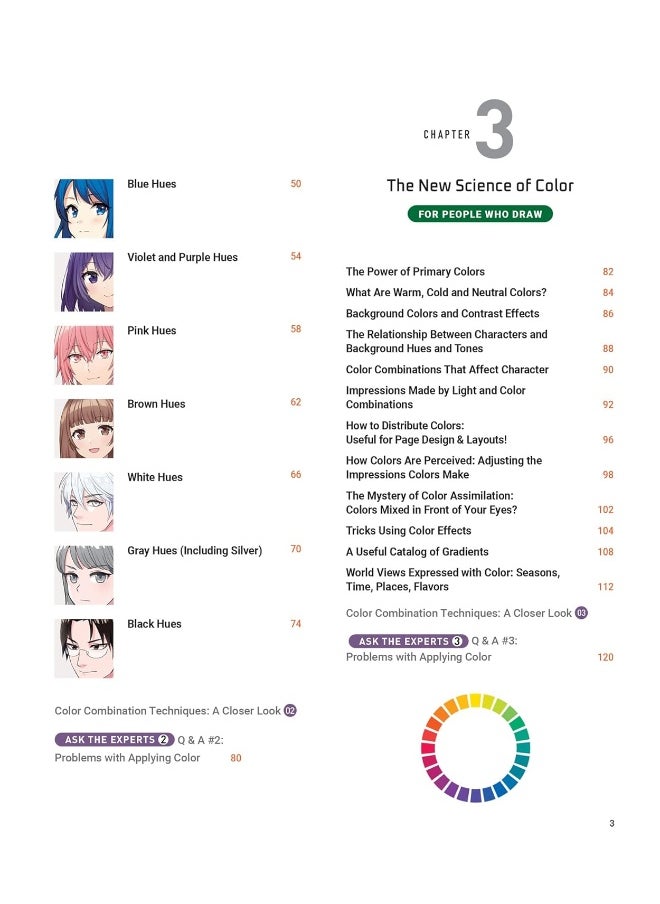 Anime & Manga Digital Coloring Guide: Choose the Colors That Bring Your Drawings to Life! (With Over 1000 Color Combinations)  - Image 4