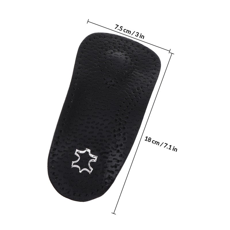1 Pair Leather Foot Arch Pads Woman Invisible Anti-skid Foot Arch Supports - Image 2