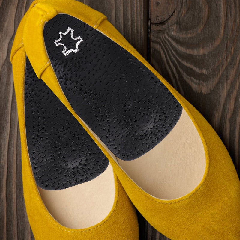 1 Pair Leather Foot Arch Pads Woman Invisible Anti-skid Foot Arch Supports - Image 1